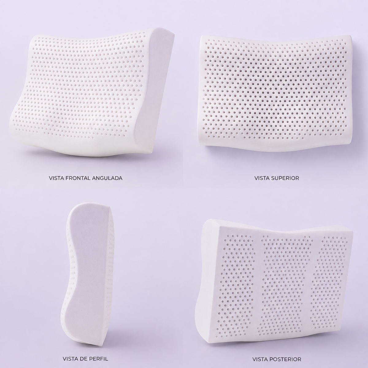 Almohada Cervical Ergonómica de Látex